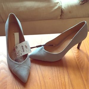 Baby blue Zara heels size 6 "Zapato Taco" Heel